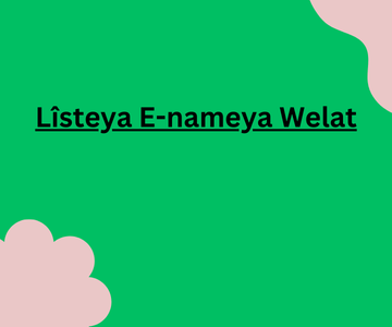 Lîsteya E-nameya Welat