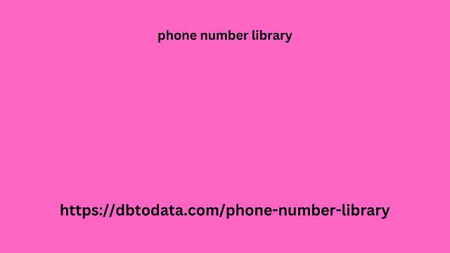 phone number library