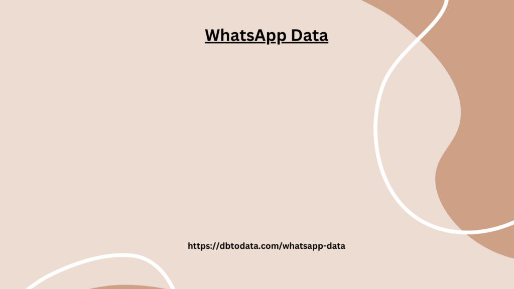 WhatsApp Data