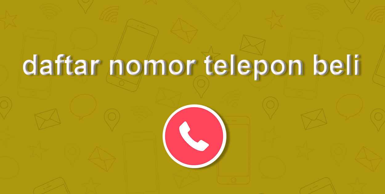 daftar nomor telepon beli