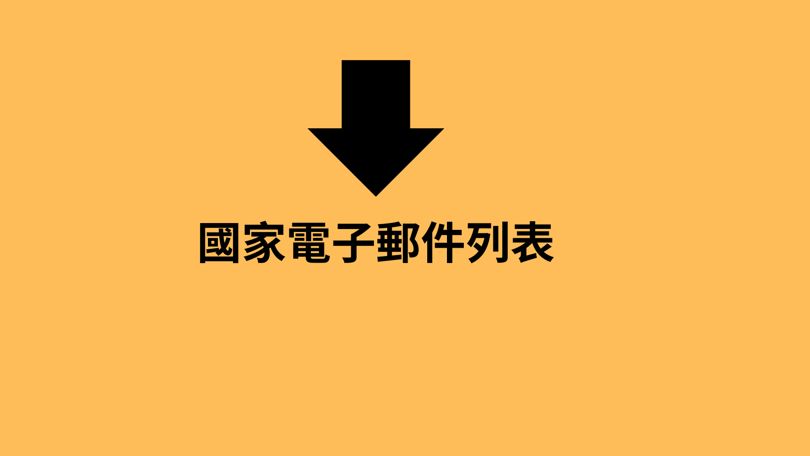 國家電子郵件列表