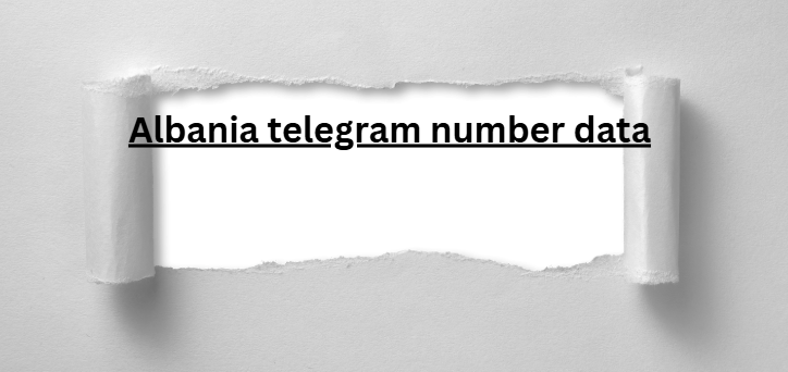 Albania telegram number data