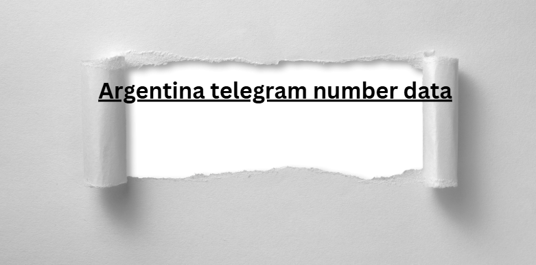 Argentina telegram number data​