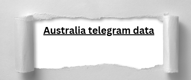 Australia telegram data