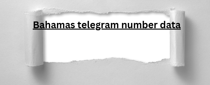 Bahamas telegram number data