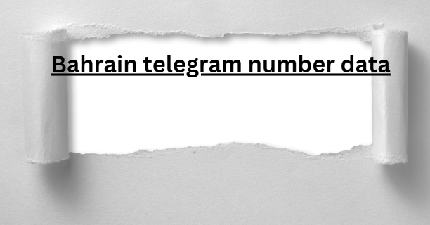 Bahrain telegram number data