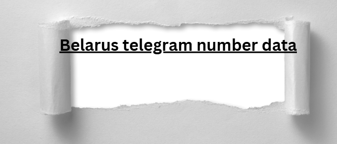 Belarus telegram number data