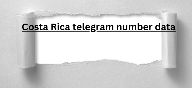 Costa Rica telegram number data